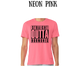 straight outta hormones - unisex tee - pinks, purples, neutrals