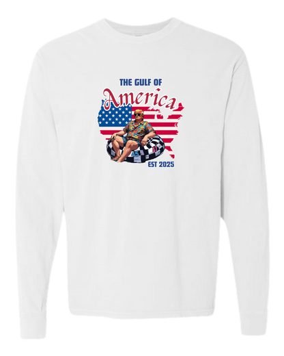 The Gulf of America - Comfort Colors - Heavyweight Long Sleeve Tee - Neutral Colors