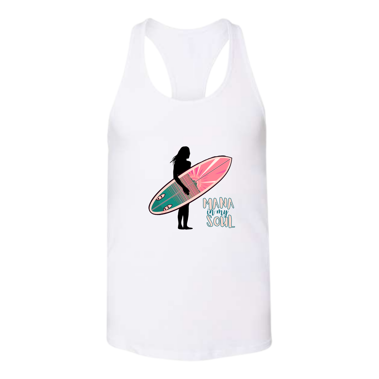 Mana in My Soul - Bella+Canvas - Women's Jersey Racerback Tank