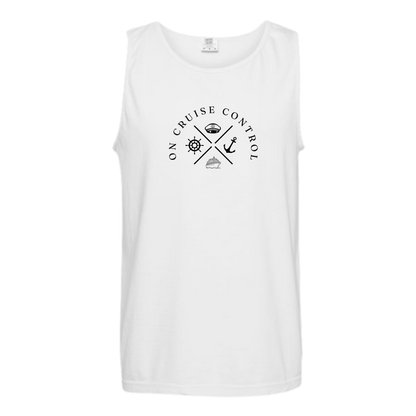 On Cruise Control - Comfort Colors - Unisex Tank - Neutral Colors & Blues