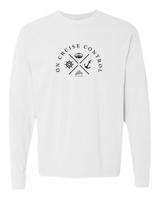 On Cruise Control - Comfort Colors - Heavyweight Long Sleeve Tee - Neutral Colors