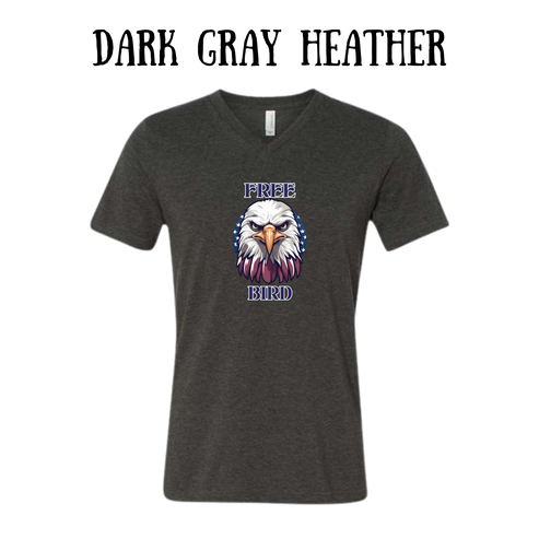 PP - Free Bird - Unisex V-Neck - Neutral Colors