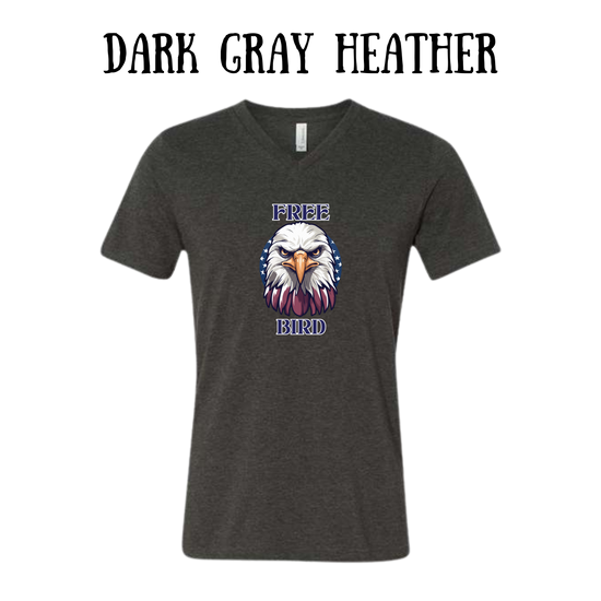 PP - Free Bird - Unisex V-Neck - Neutral Colors