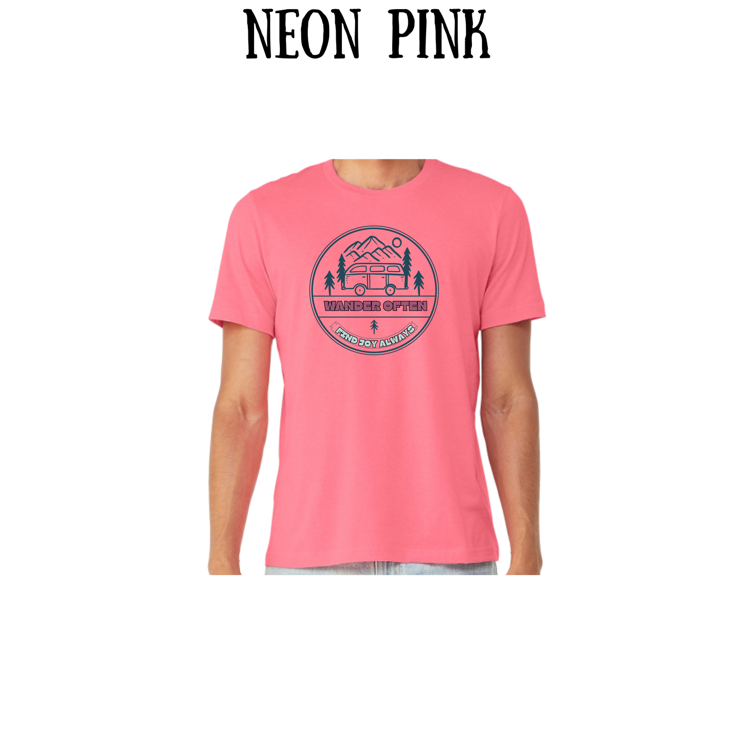 CP - Wander Often - Unisex Tee - Pinks, Purples, Neutrals