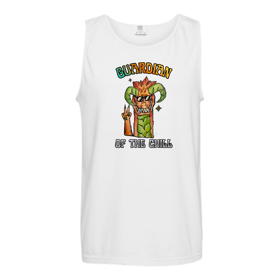 Guardian of The Chill - Comfort Colors - Unisex Tank - Neutral Colors & Blues