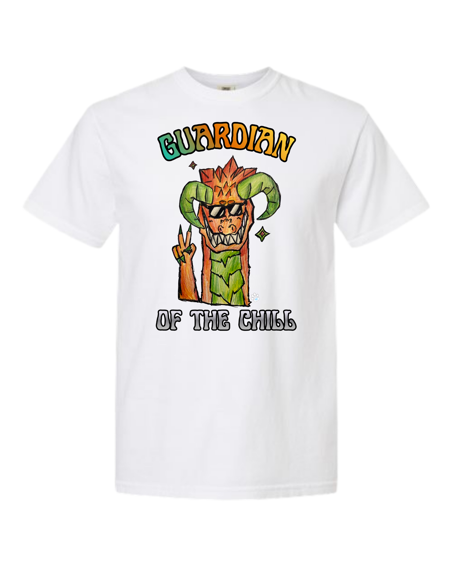 Guardian of The Chill - Comfort Colors - Heavyweight Unisex Tee - Neutral Colors