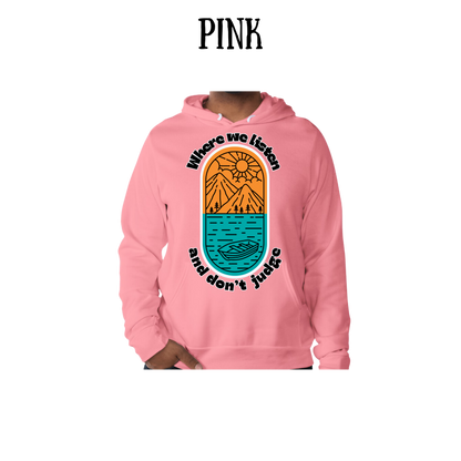 CP - Where We Listen and Don't Judge - Sponge Fleece Hoodie - Assorted Colors