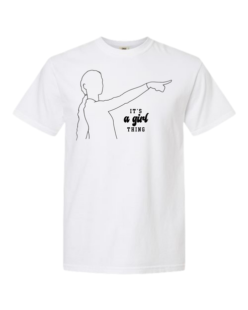 It's A Girl Thing - Comfort Colors - Heavyweight Unisex Tee - Neutral Colors