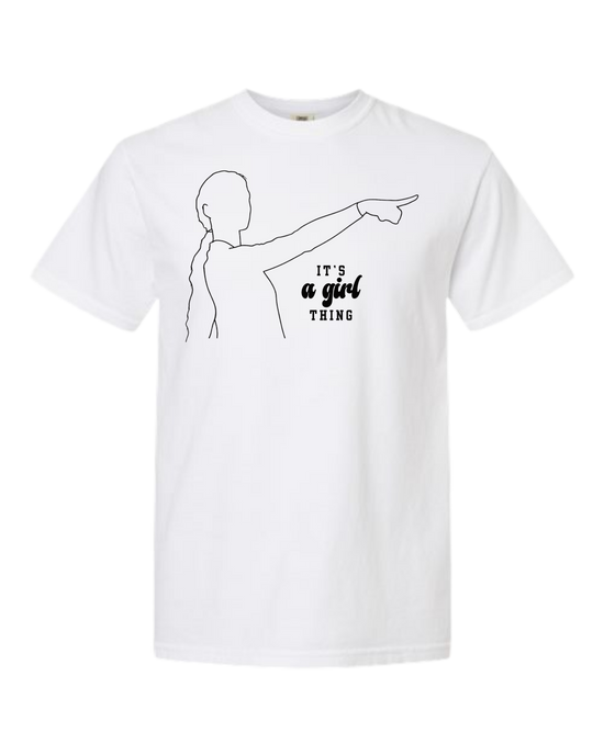 It's A Girl Thing - Comfort Colors - Heavyweight Unisex Tee - Neutral Colors