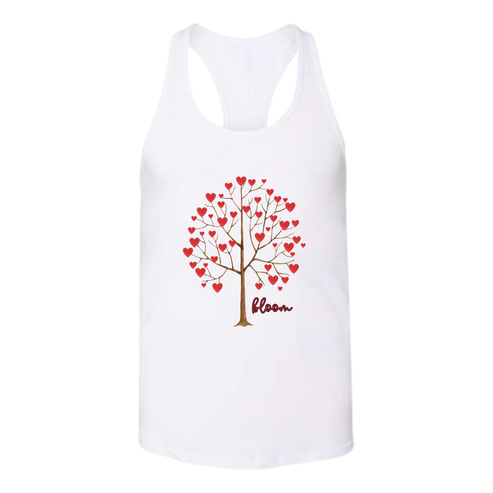 Bloom - Bella+Canvas - Women's Jersey Racerback Tank