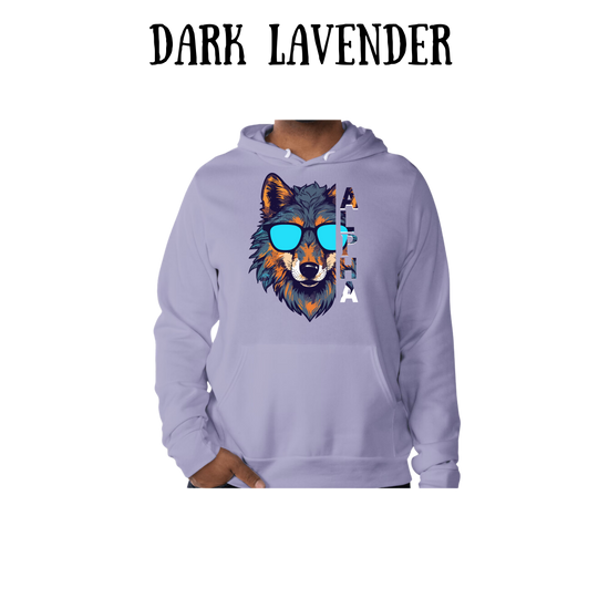 BP - Alpha - Sponge Fleece Hoodie - Blues, Purples