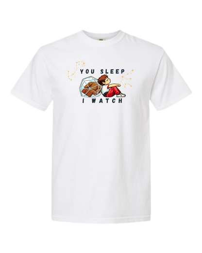You Sleep I Watch - Comfort Colors - Heavyweight Unisex Tee - Neutrals