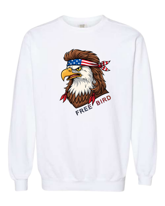 Rockin Free Bird - Comfort Colors - Sweatshirt - Assorted Colors