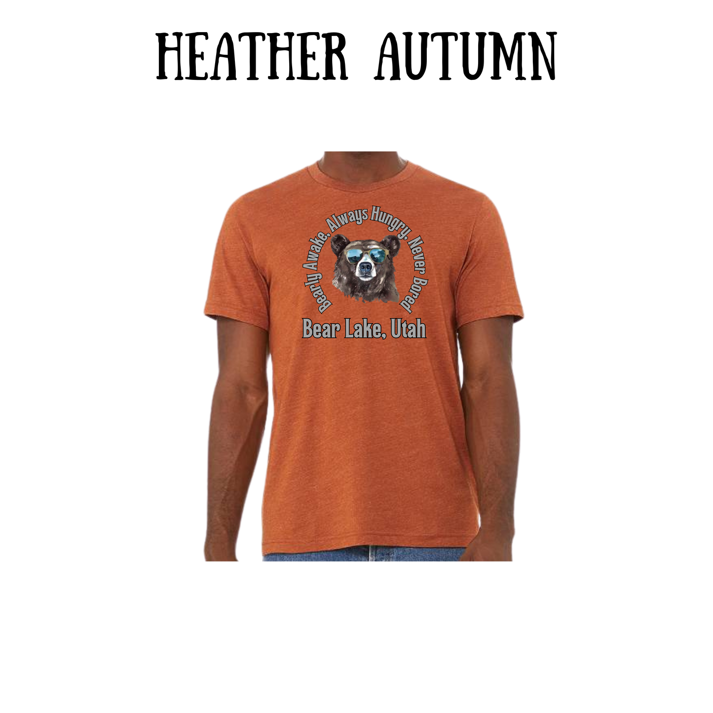 CP - Bear Lake Utah - Unisex Tee - Yellows, Oranges, Reds