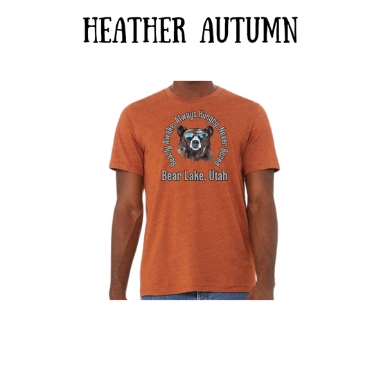 CP - Bear Lake Utah - Unisex Tee - Yellows, Oranges, Reds