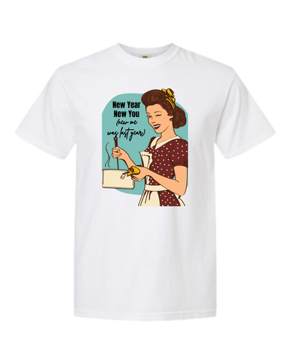 New Year New You - Comfort Colors - Heavyweight Unisex Tee - Neutrals