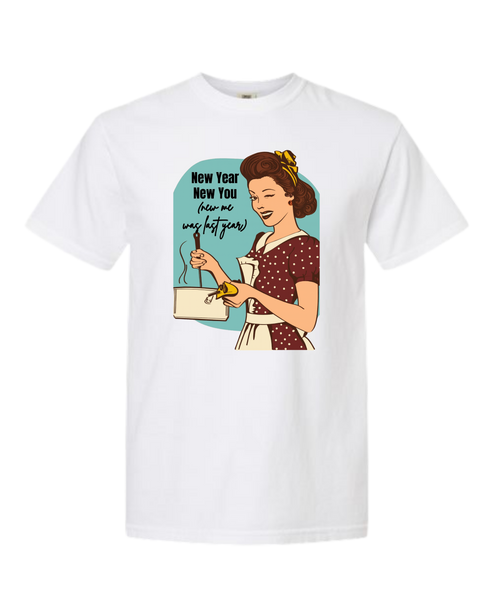 New Year New You - Comfort Colors - Heavyweight Unisex Tee - Neutrals