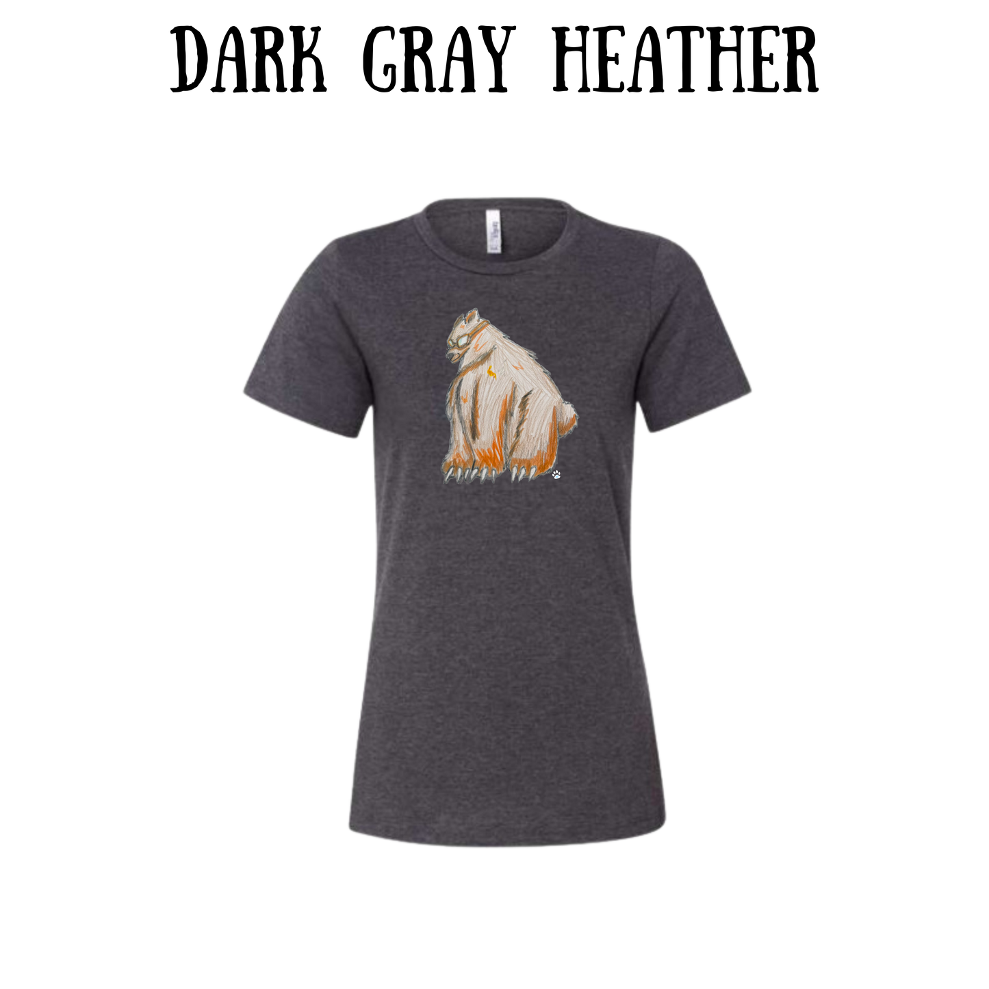 AC - Muscle Bear - Women's Relaxed Fit Tee - Neutrals