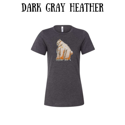 AC - Muscle Bear - Women's Relaxed Fit Tee - Neutrals
