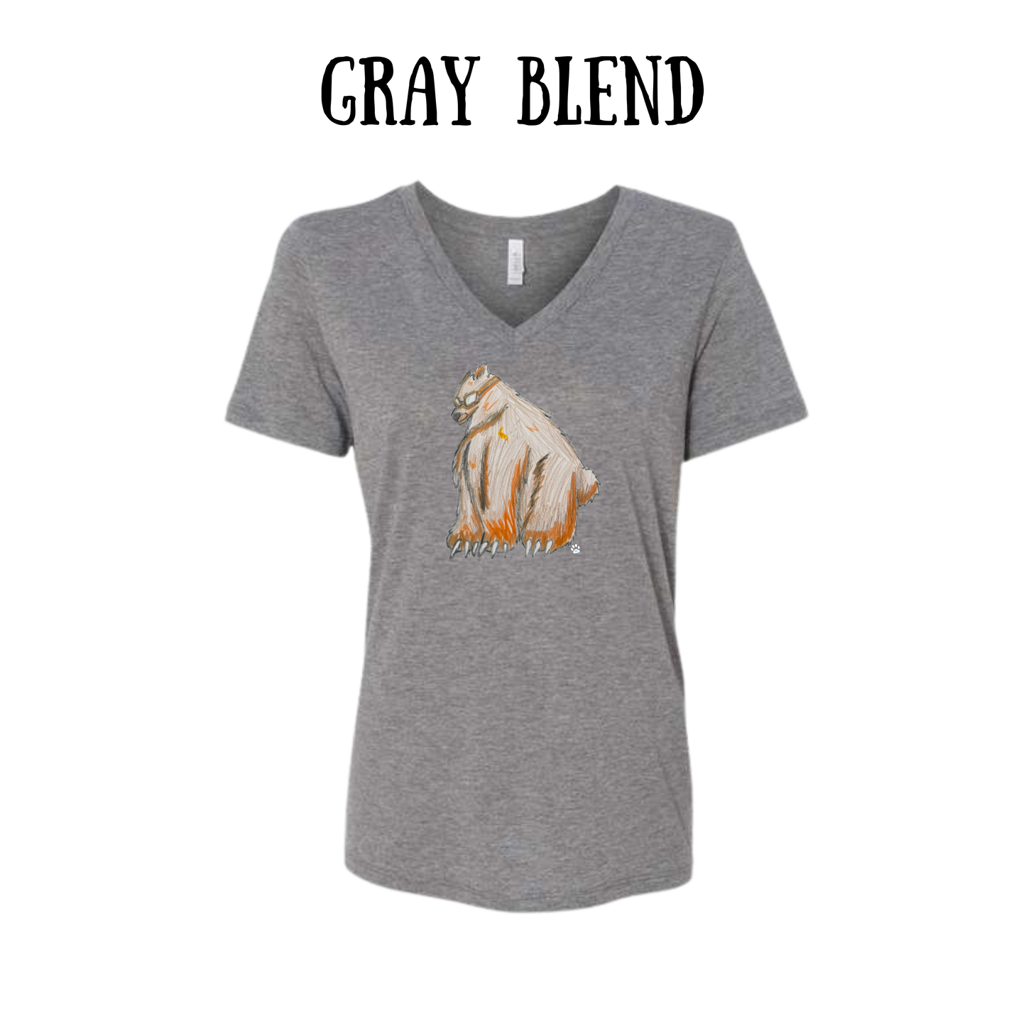 AC - Muscle Bear - Women's V-Neck - Assorted Colors