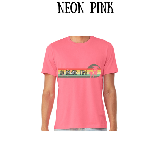 VP - On Island Time - Unisex Tee - Pinks, Purples, Neutrals