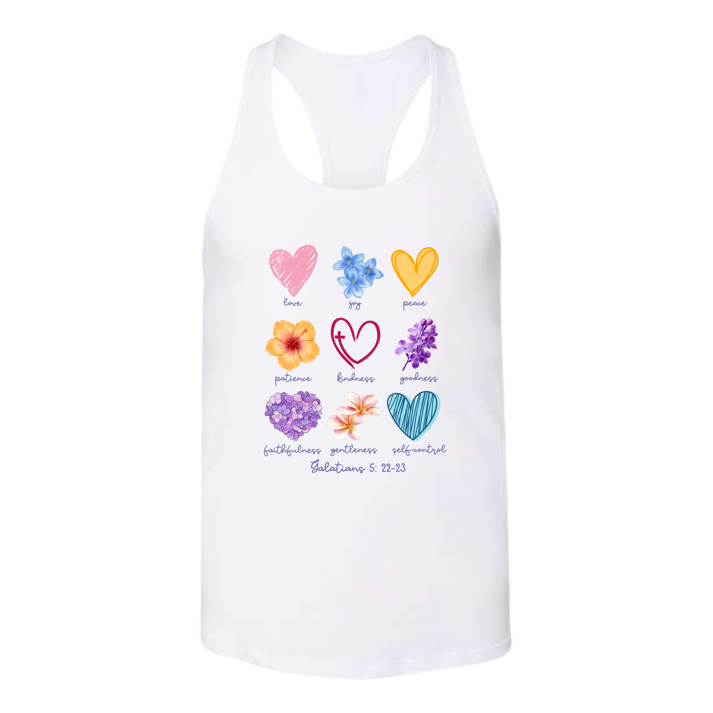 Galatians 5 - Spring - Bella+Canvas - Women's Jersey Racerback Tank