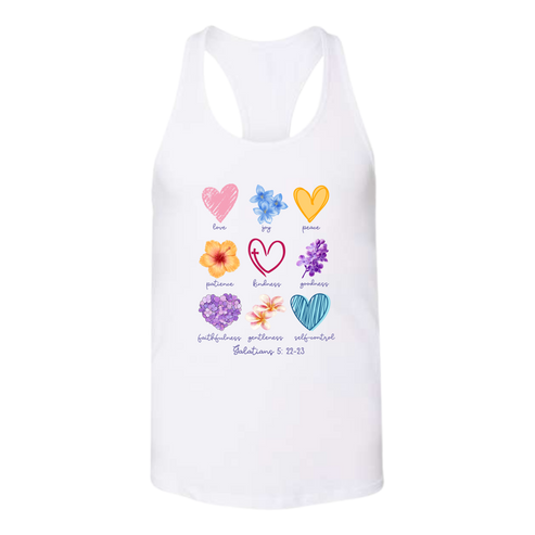 Galatians 5 - Spring - Bella+Canvas - Women's Jersey Racerback Tank