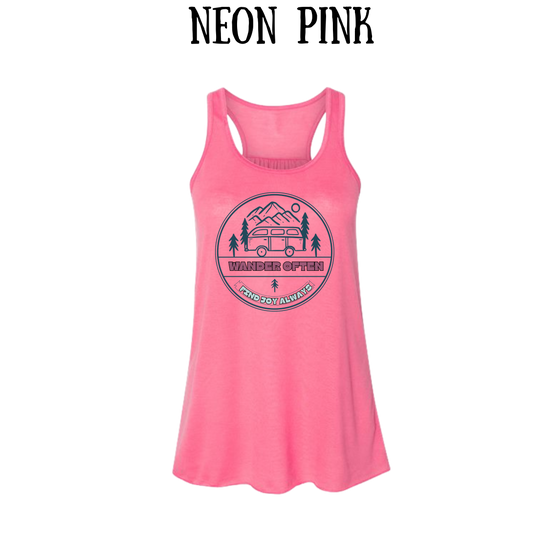 CP - Wander Often - Women's Flowy Racerback Tank