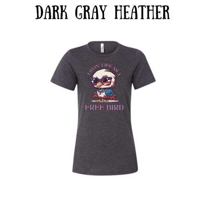 PP - Lovin' Life As A Free Bird - Women's Relaxed Fit Tee - Neutrals