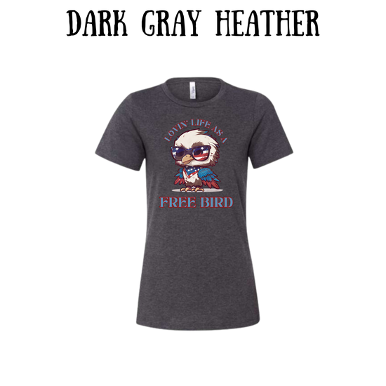 PP - Lovin' Life As A Free Bird - Women's Relaxed Fit Tee - Neutrals