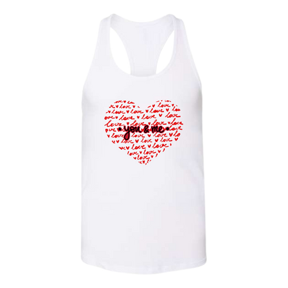 You & Me - Bella+Canvas - Women's Jersey Racerback Tank