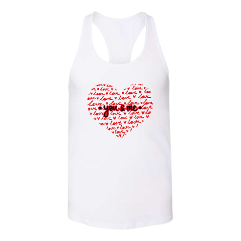 You & Me - Bella+Canvas - Women's Jersey Racerback Tank