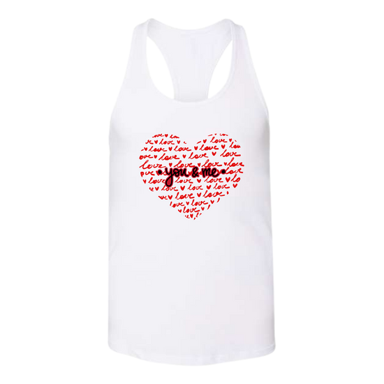 You & Me - Bella+Canvas - Women's Jersey Racerback Tank