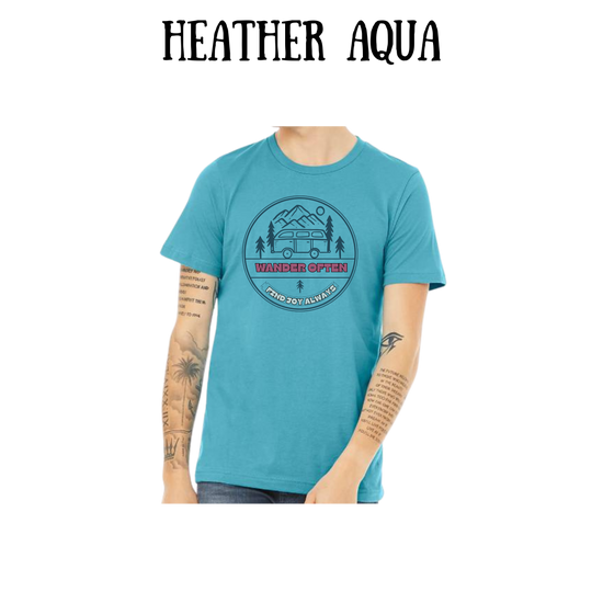CP - Wander Often - Unisex Tee - Blues