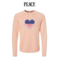 PP - One Nation One Heart - Sponge Fleece Raglan Sweatshirt - Assorted Colors