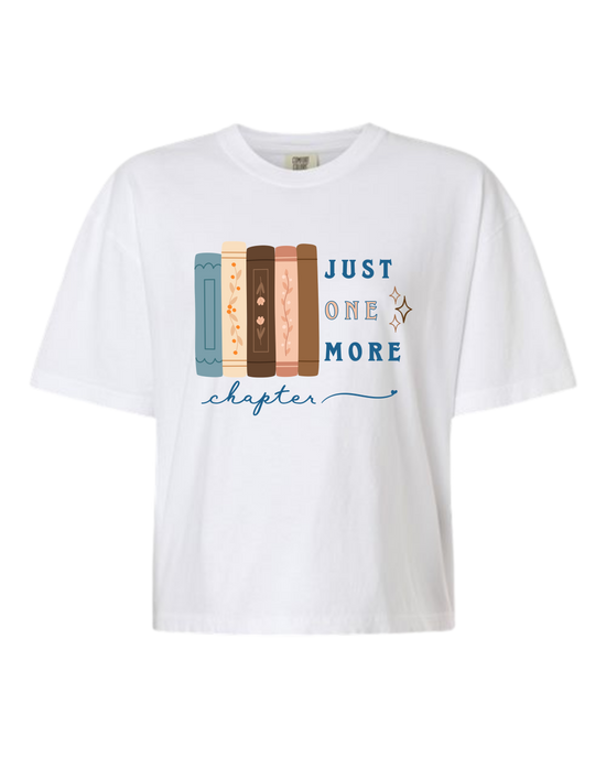 Just One More Chapter - Comfort Colors - Boxy T - Assorted Colors