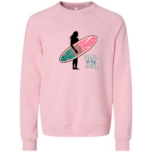 Mana in My Soul - Sponge Fleece Raglan Sweatshirt - Assorted Colors