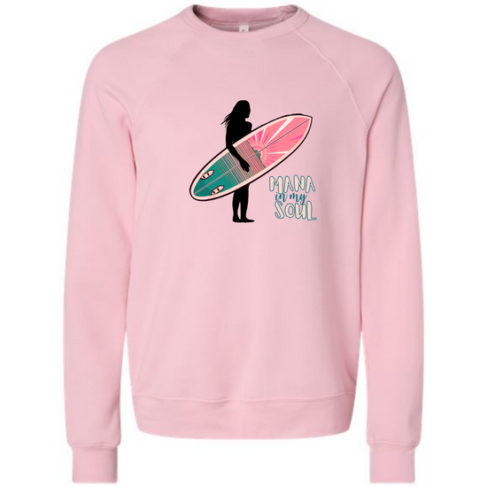 Mana in My Soul - Sponge Fleece Raglan Sweatshirt - Assorted Colors