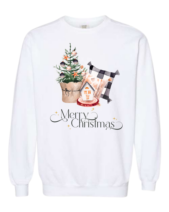 Country Christmas - Comfort Colors - Sweatshirt - Assorted Colors