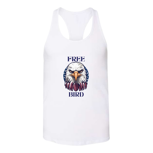 Free Bird - Bella+Canvas - Women's Jersey Racerback Tank