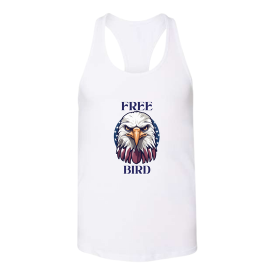 Free Bird - Bella+Canvas - Women's Jersey Racerback Tank