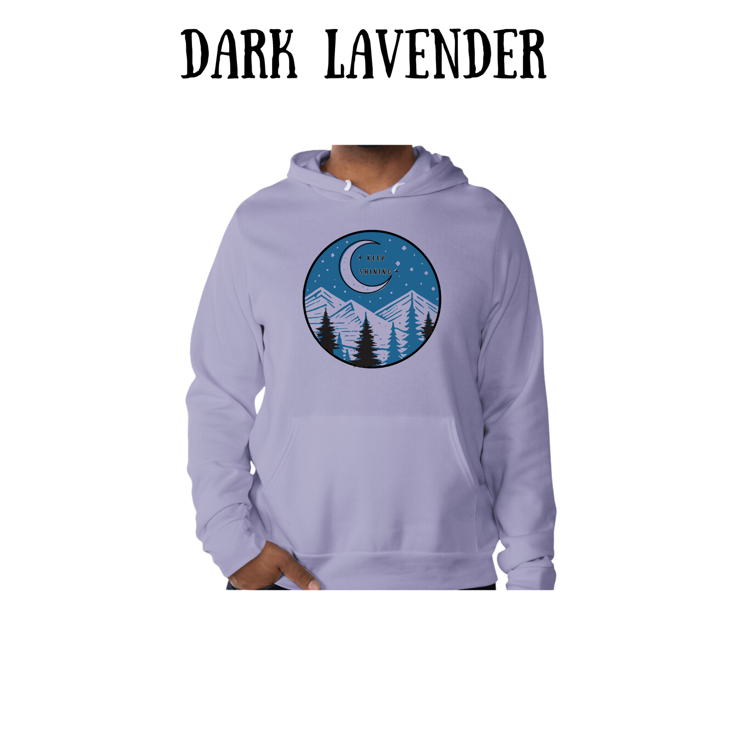 OP - Keep Shining - Sponge Fleece Hoodie - Blues, Purples