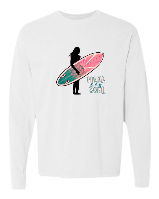 Mana in My Soul - Comfort Colors - Heavyweight Long Sleeve Tee - Neutral Colors