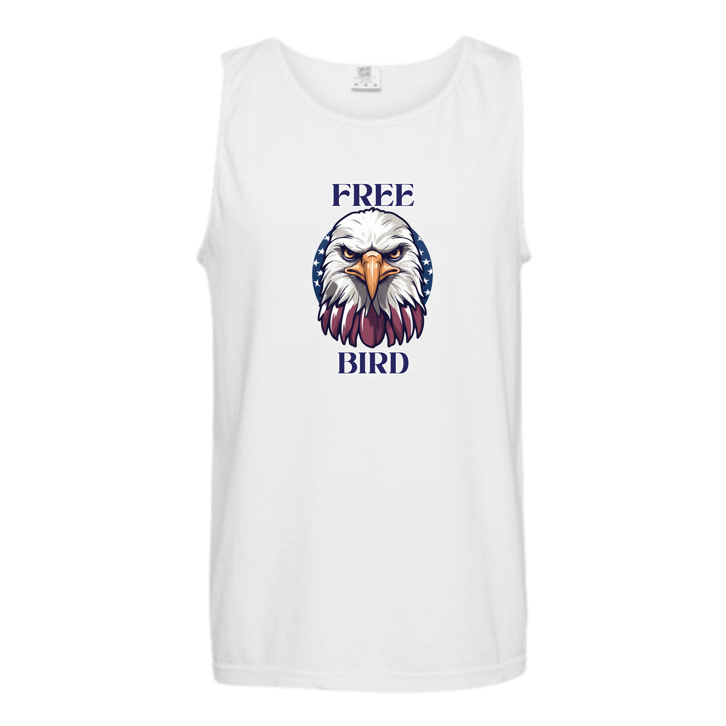 Free Bird - Comfort Colors - Unisex Tank - Neutral Colors & Blues