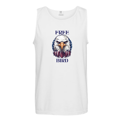 Free Bird - Comfort Colors - Unisex Tank - Neutral Colors & Blues