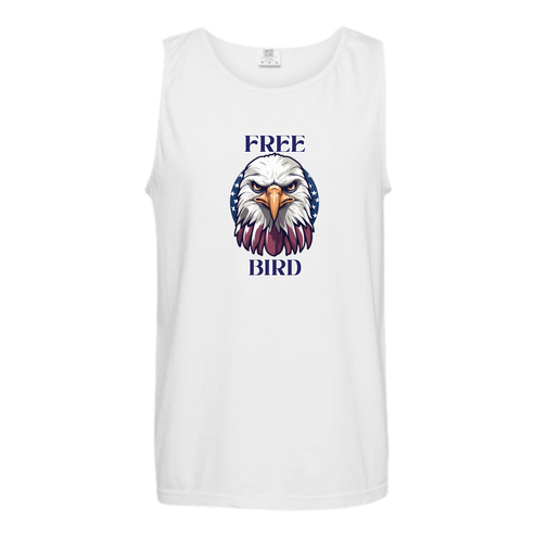 Free Bird - Comfort Colors - Unisex Tank - Neutral Colors & Blues