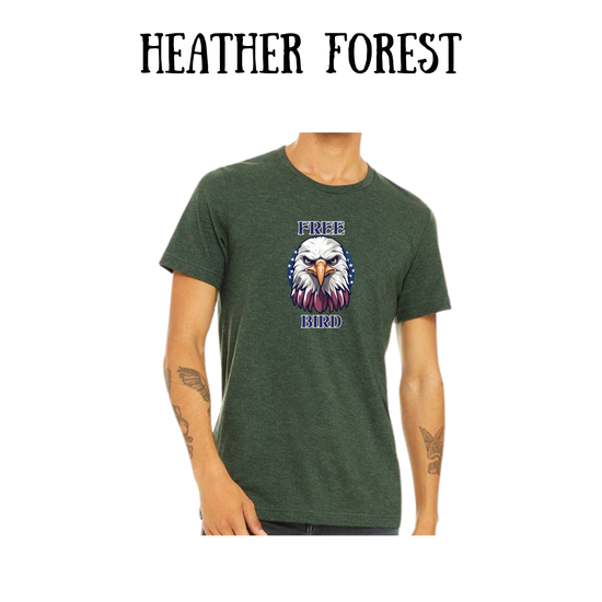 PP - Free Bird - Unisex Tee - Greens