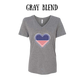 PP - One Nation One Heart - Women's V-Neck - Assorted Colors