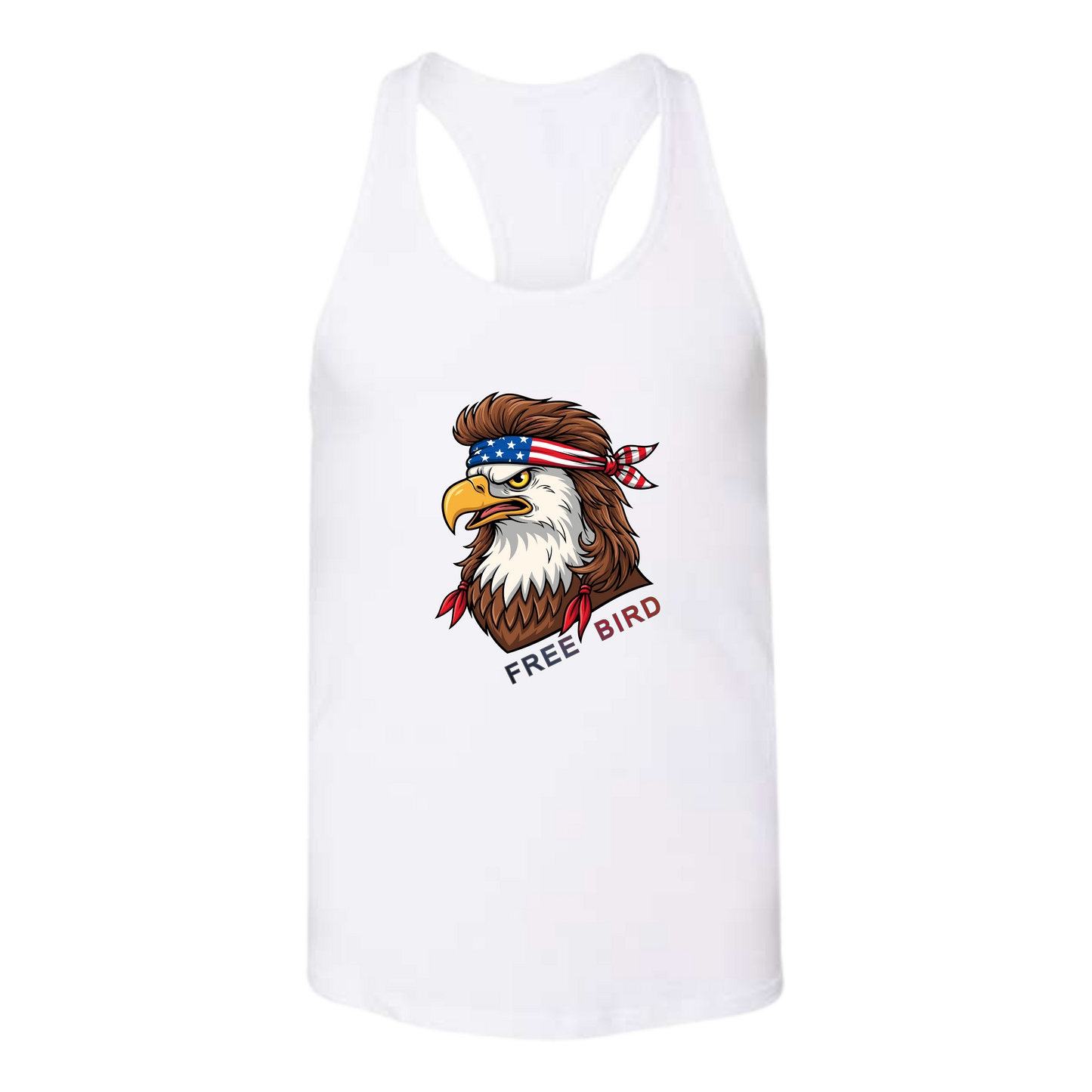 Rockin Free Bird - Bella+Canvas - Women's Jersey Racerback Tank