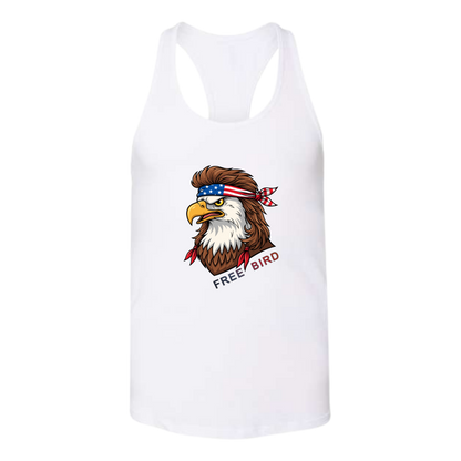 Rockin Free Bird - Bella+Canvas - Women's Jersey Racerback Tank